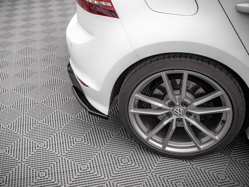 Maxton Design Street Plus Rear Side Splitters V4 - VW Golf R Mk7