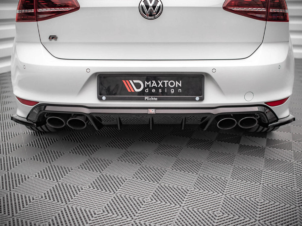 Maxton Design Street Plus Rear Side Splitters V4 - VW Golf R Mk7