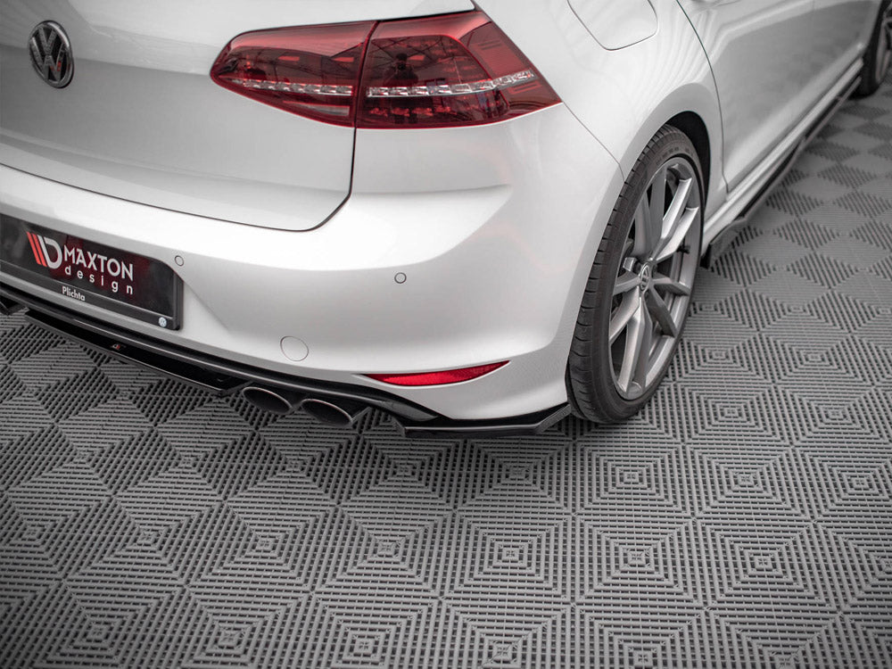 Maxton Design Street Plus Rear Side Splitters V3 - VW Golf R Mk7