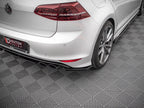 Maxton Design Street Plus Rear Side Splitters V3 - VW Golf R Mk7