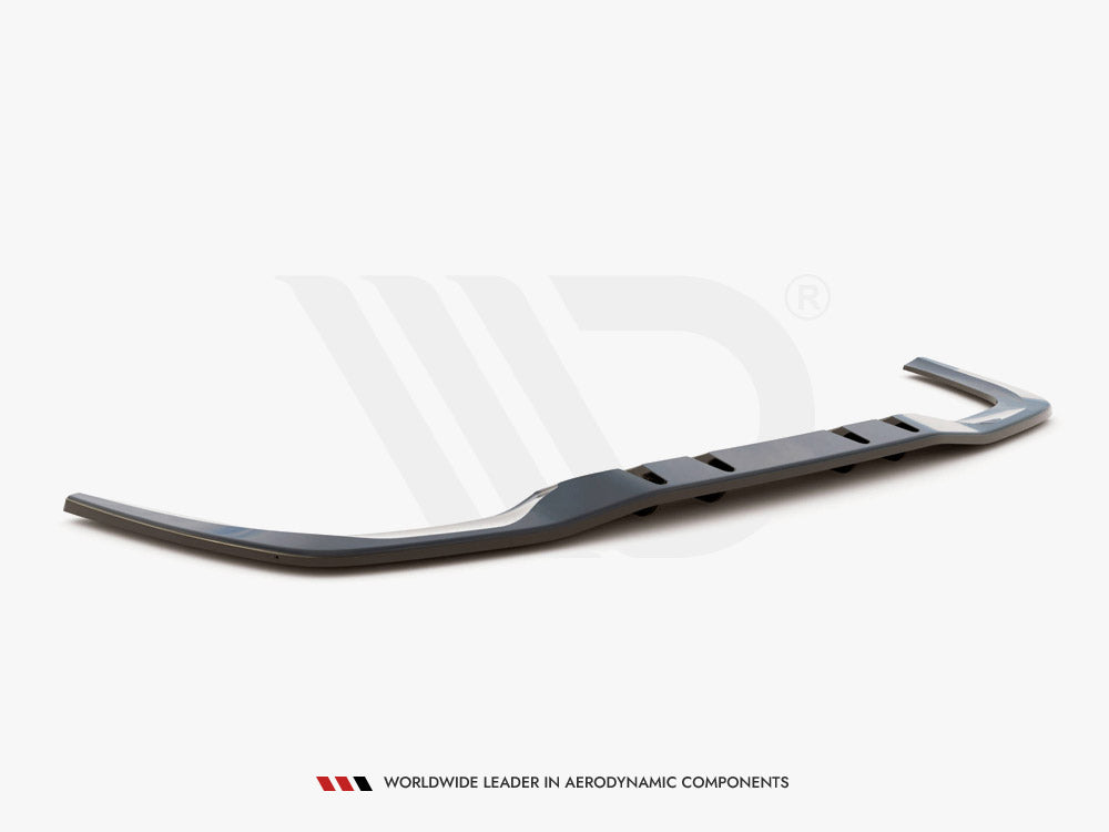 Maxton Design Street Plus Central Rear Splitter V1 - Mercedes A35 AMG V177 Sedan