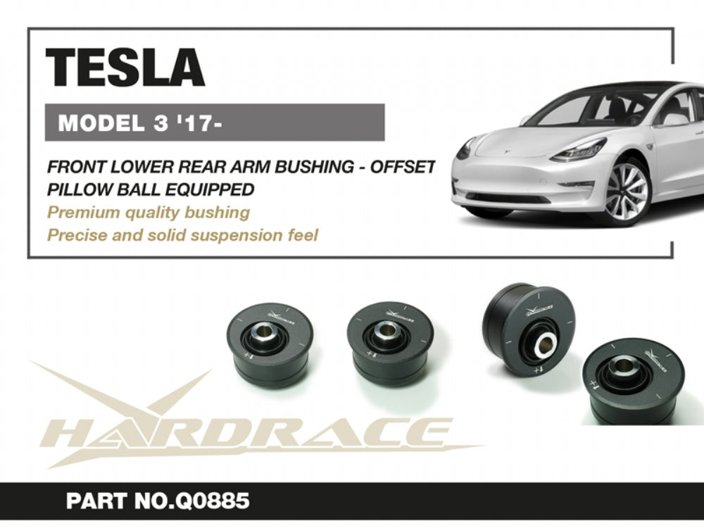 Hardrace Front Lower Rear Arm Bush (Caster Adjustable) - Tesla Model 3/Y