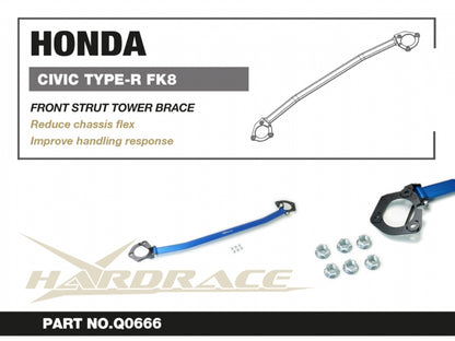 Hardrace Front Strut Tower Brace - Honda Civic FK8 Type R