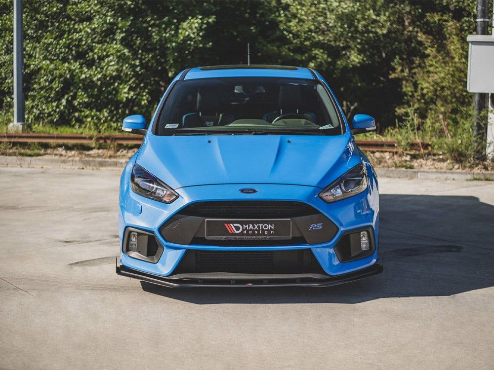 Maxton Design Street Pro Front Splitter + Flaps - Ford Focus RS Mk3