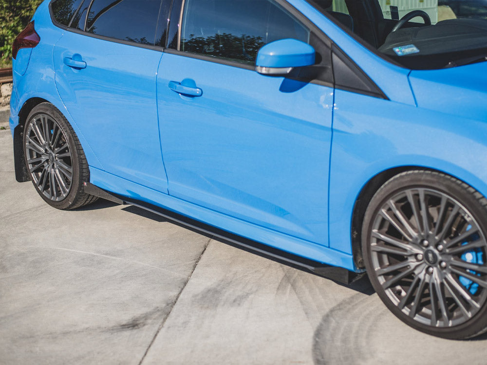 Maxton Design Street Pro Side Skirt Diffusers + Flaps - Ford Focus RS Mk3