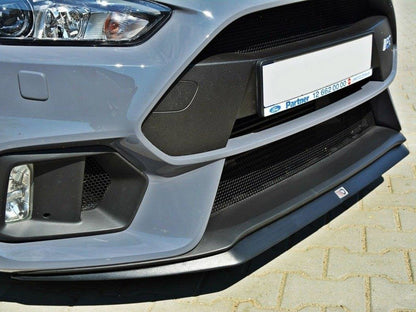 Maxton Design Street Plus Front Splitter V2 - Ford Focus RS Mk3