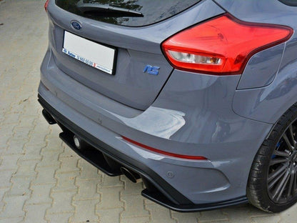 Maxton Design Street Plus Central Rear Splitter V1 - Ford Focus RS Mk3