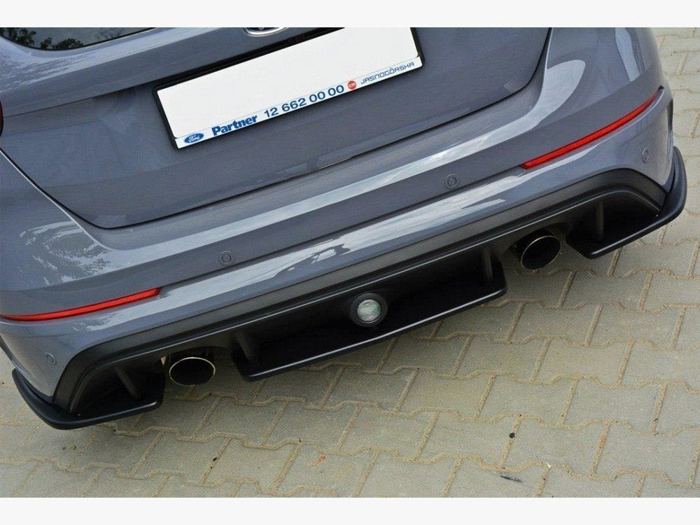 Maxton Design Street Plus Rear Side Splitters V1 - Ford Focus RS Mk3