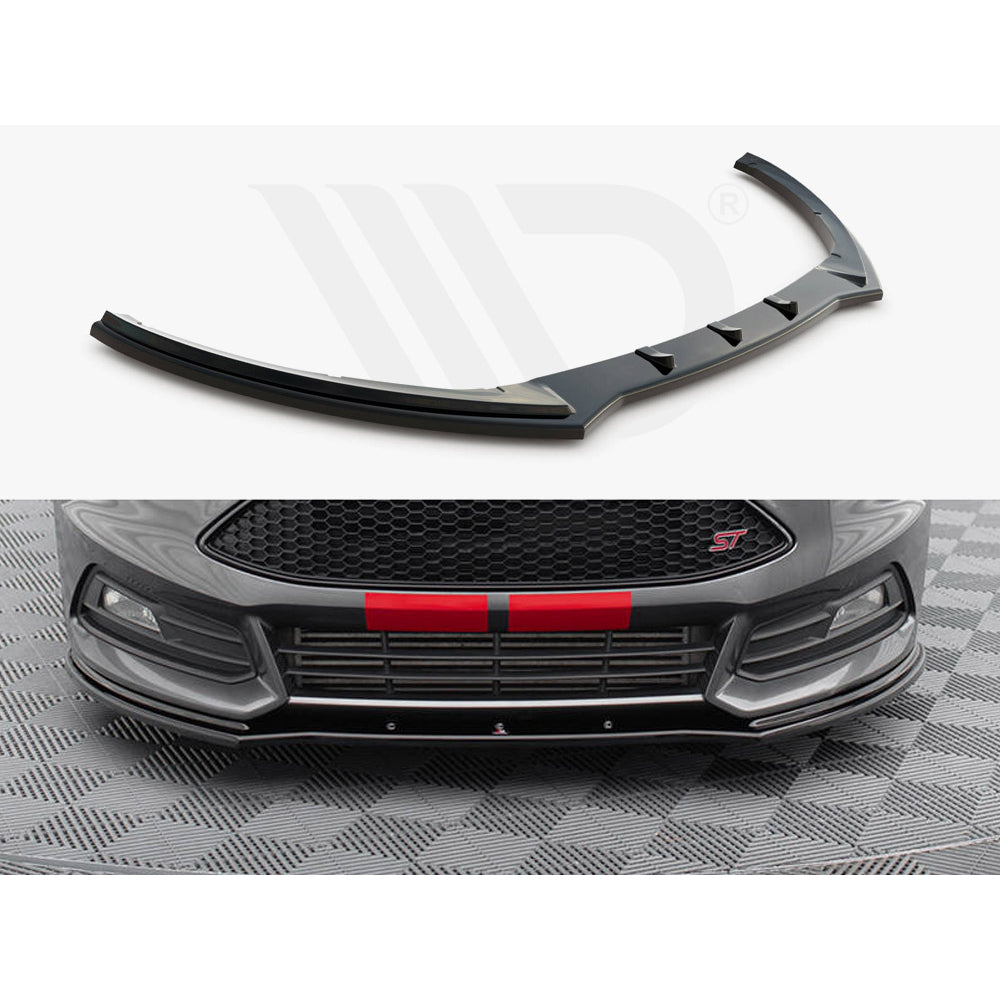 Maxton Design Street Plus Front Splitter V1 - Ford Focus ST Mk3.5 (ST250)