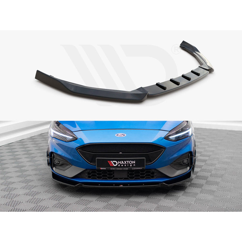 Maxton Design Street Plus Front Splitter V7 - Ford Focus ST Mk4