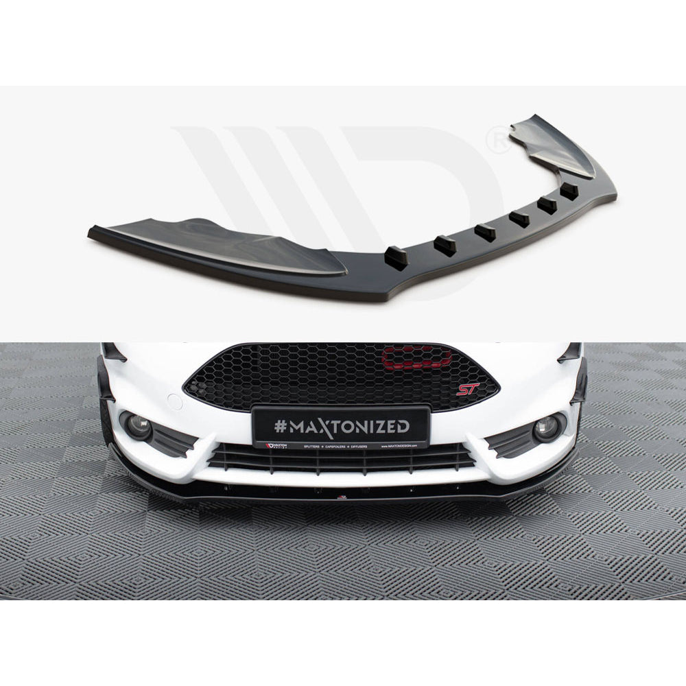 Maxton Design Street Plus Front Splitter V1 - Ford Fiesta ST Mk7 (ST180)