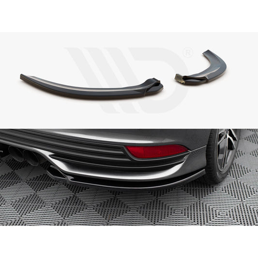 Maxton Design Street Plus Rear Side Splitters V2 - Ford Focus ST Mk3.5 (ST250)