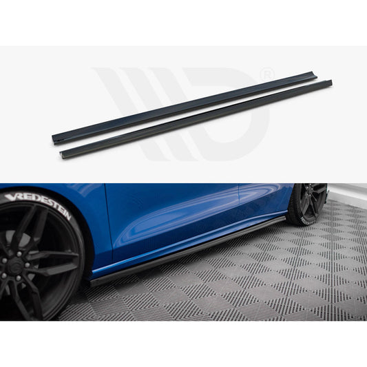 Maxton Design Street Plus Side Skirt Diffusers V5 - Ford Focus ST Mk4