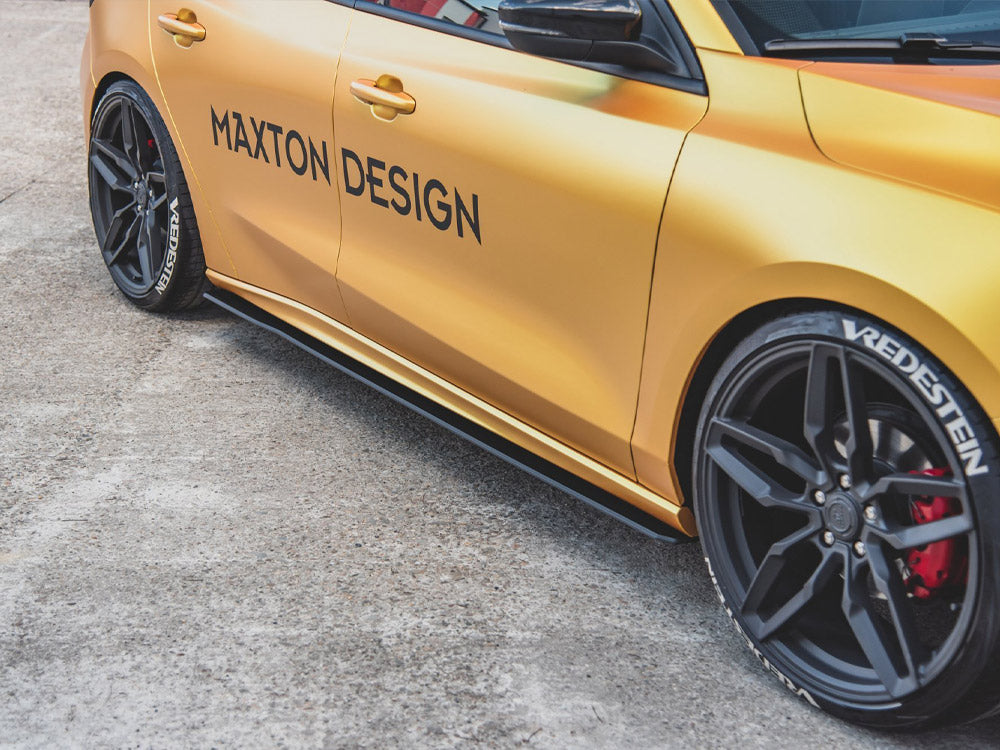 Maxton Design Street Pro Side Skirt Diffusers - Ford Focus ST Mk4