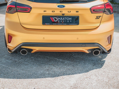 Maxton Design Street Plus Rear Side Splitters V2 - Ford Focus ST Mk4