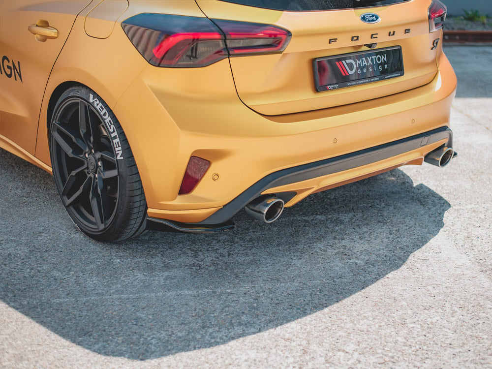 Maxton Design Street Plus Rear Side Splitters V2 - Ford Focus ST Mk4