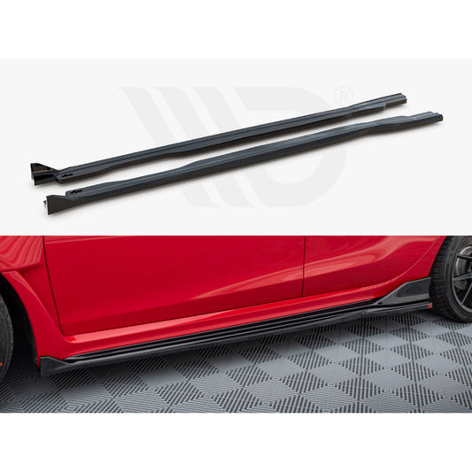 Maxton Design Street Plus Side Skirt Diffusers V2 - Honda Civic Type R FL5