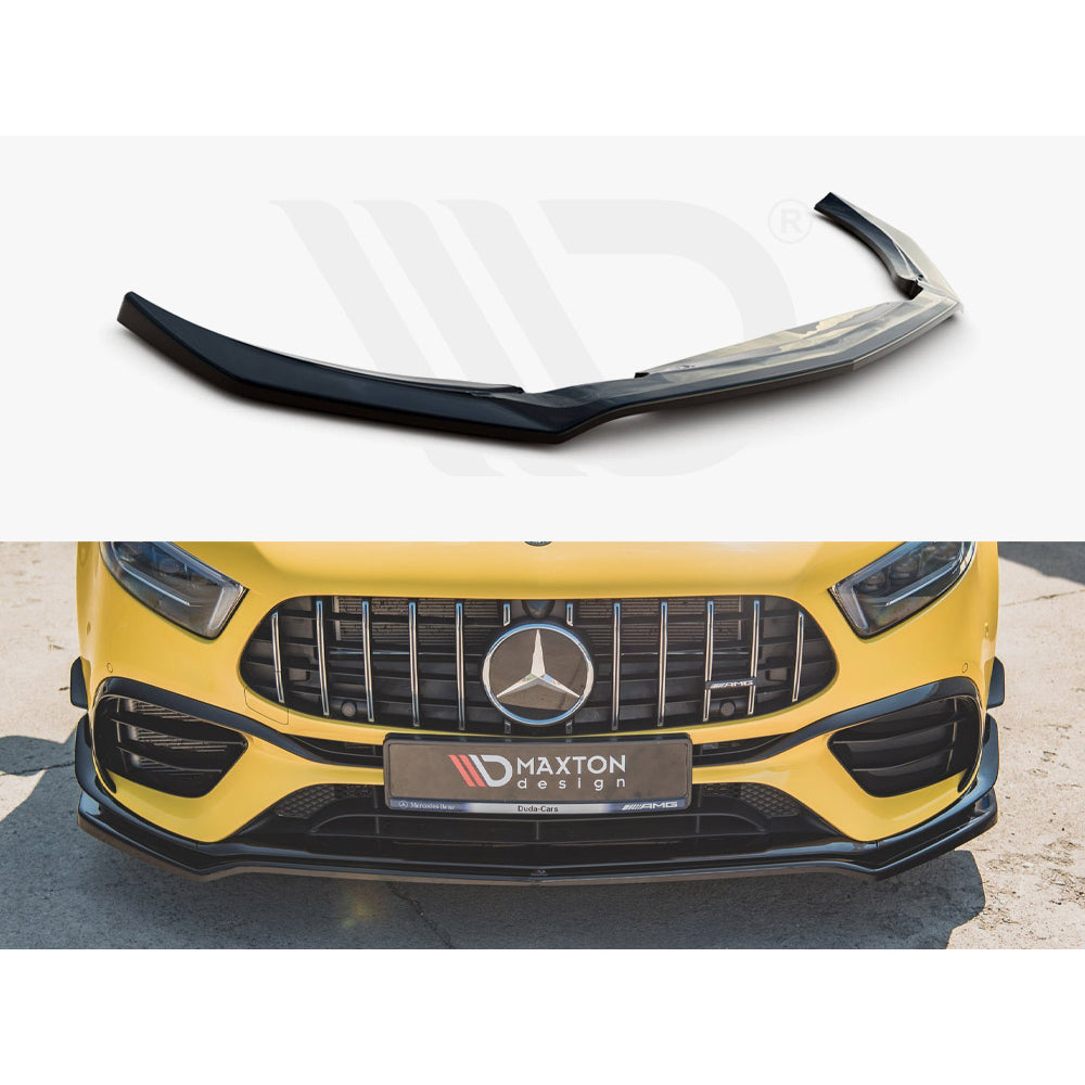 Maxton Design Street Plus Front Splitter V1 - Mercedes A45S AMG W177