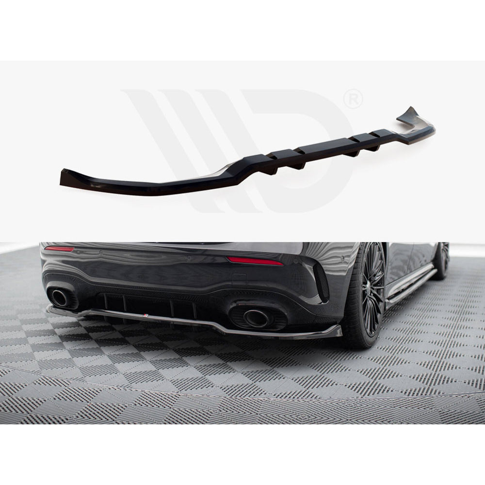 Maxton Design Street Plus Central Rear Splitter - Mercedes A35 AMG W177 Hatchback