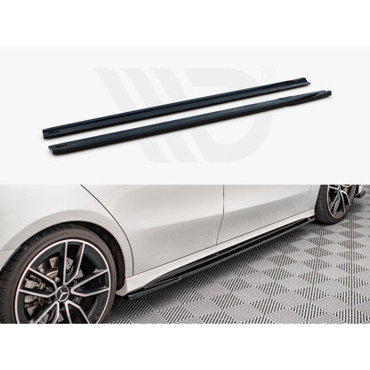 Maxton Design Street Plus Side Skirt Diffusers V2 - Mercedes A35 AMG W177