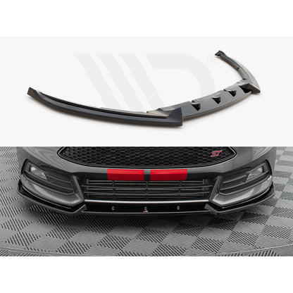 Maxton Design Street Plus Front Splitter V4 - Ford Focus ST Mk3.5 (ST250)