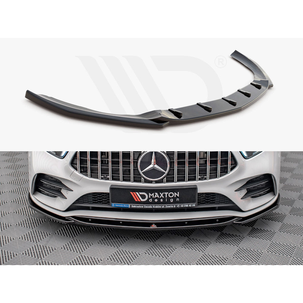 Maxton Design Street Plus Front Splitter V5 - Mercedes A35 AMG W177