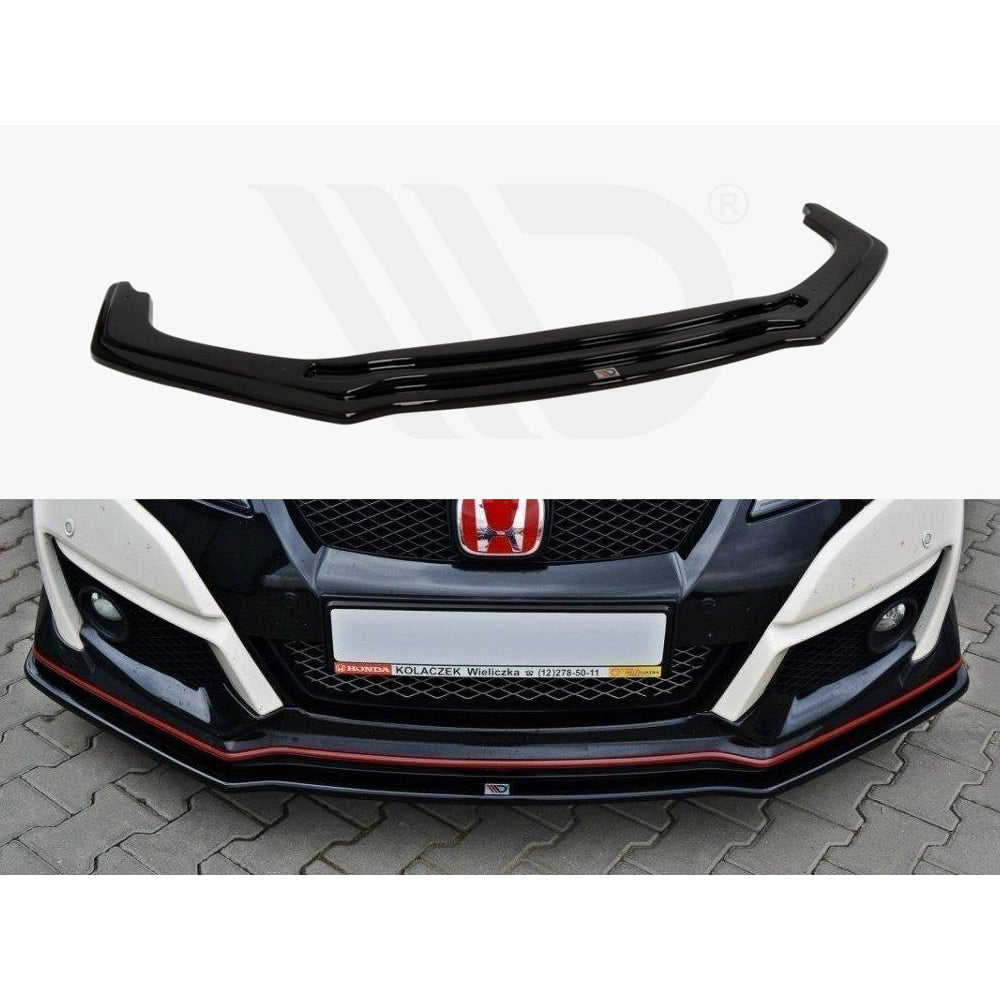 Maxton Design Street Plus Front Splitter V1 - Honda Civic Type R FK2