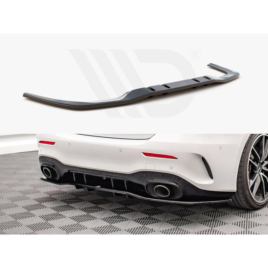 Maxton Design Street Plus Central Rear Splitter V1 - Mercedes A35 AMG V177 Sedan