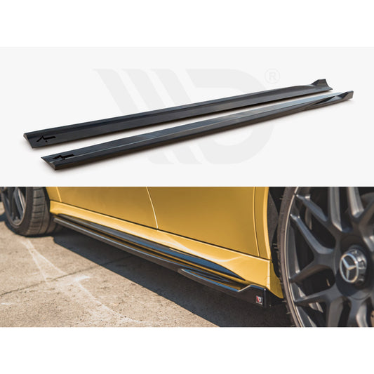 Maxton Design Street Plus Side Skirt Diffusers - Mercedes A45S AMG W177