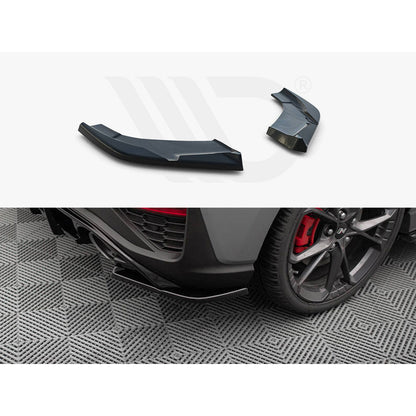 Maxton Design Street Plus Rear Side Splitters V5 - Hyundai i30N FL Hatchback