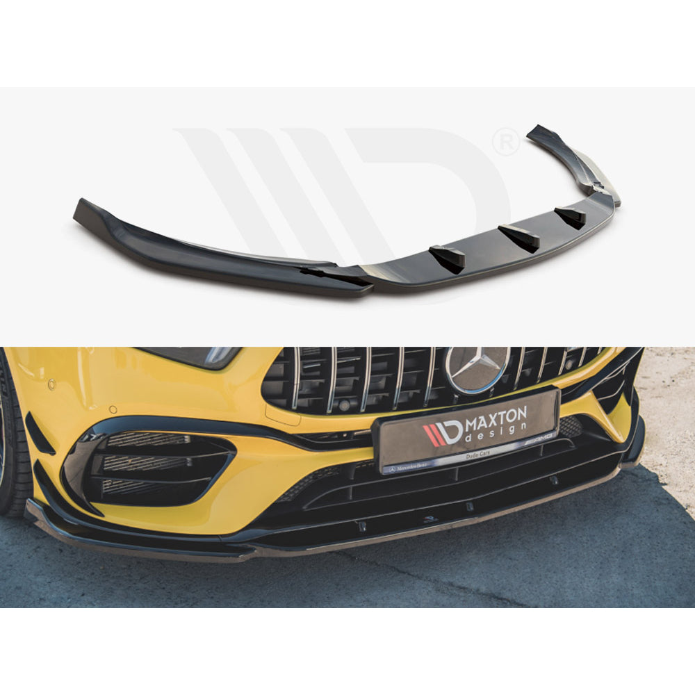 Maxton Design Street Plus Front Splitter V2 - Mercedes A45S AMG W177