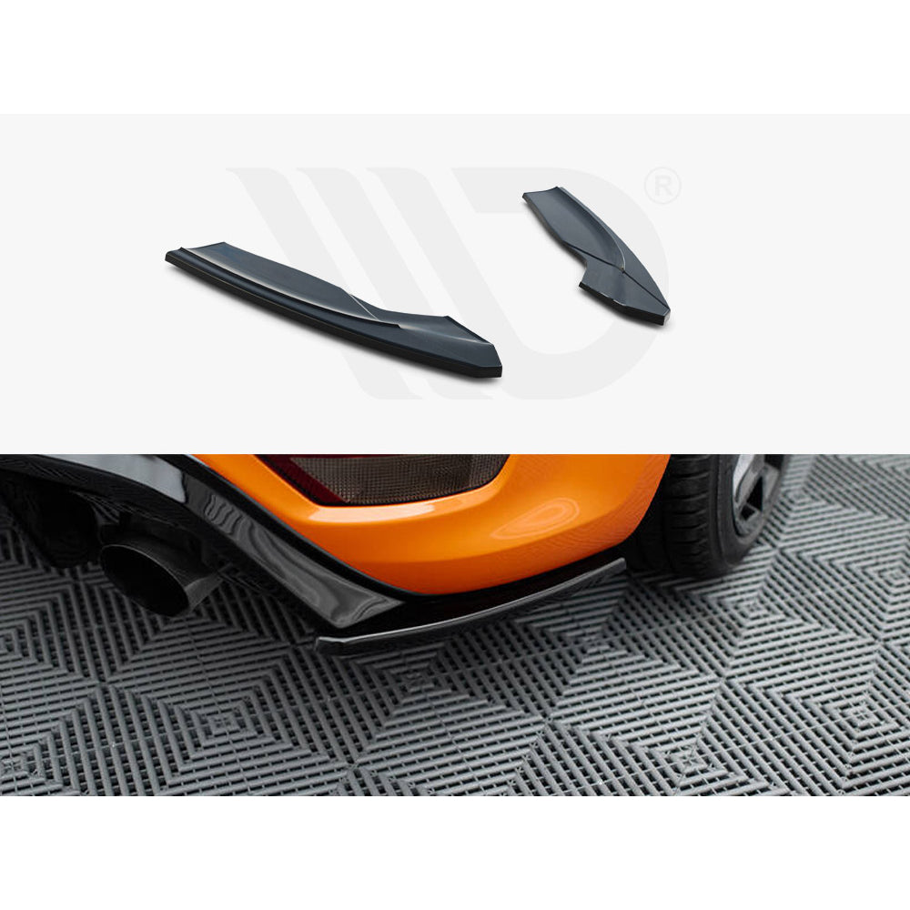 Maxton Design Street Plus Rear Side Splitters V2 (To Suit Valance) - Ford Focus ST Mk2.5 (ST225)