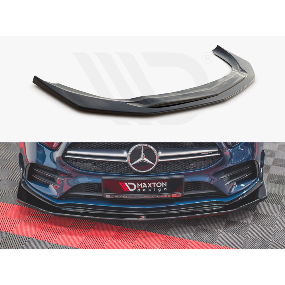 Maxton Design Street Plus Front Splitter V3 - Mercedes A35 AMG W177