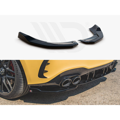 Maxton Design Street Plus Rear Side Splitters - Mercedes A45S AMG W177