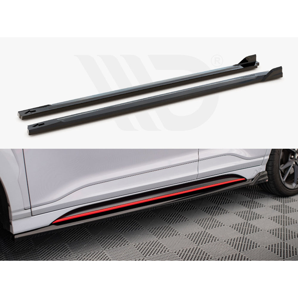 Maxton Design Street Plus Side Skirt Diffusers V2 - Hyundai Kona N