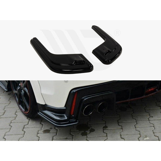 Maxton Design Street Plus Rear Side Splitters - Honda Civic Type R FK2