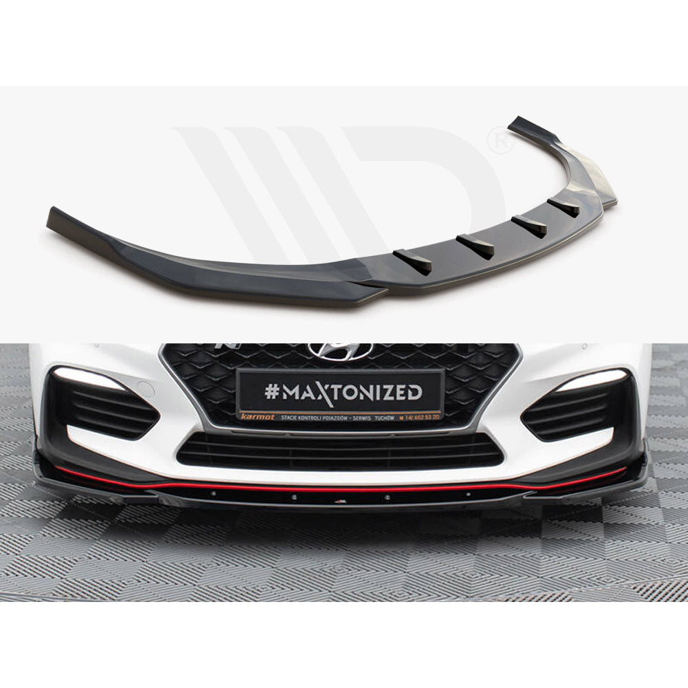 Divisor delantero Maxton Design Street Plus V4 - Hyundai i30N