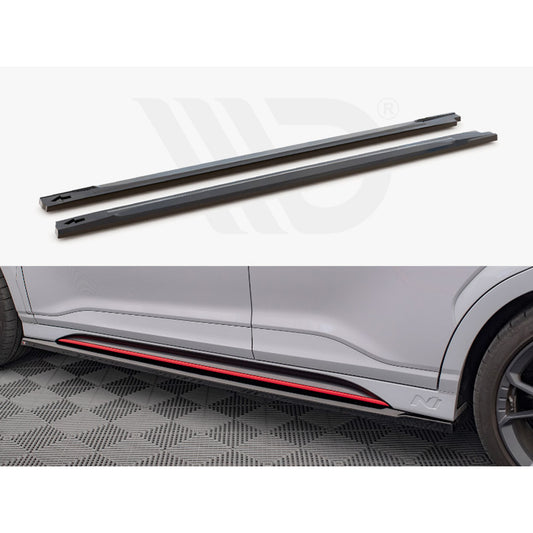 Maxton Design Street Plus Side Skirt Diffusers V1 - Hyundai Kona N