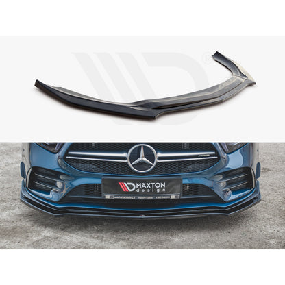 Maxton Design Street Plus Front Splitter V2 - Mercedes A35 AMG W177