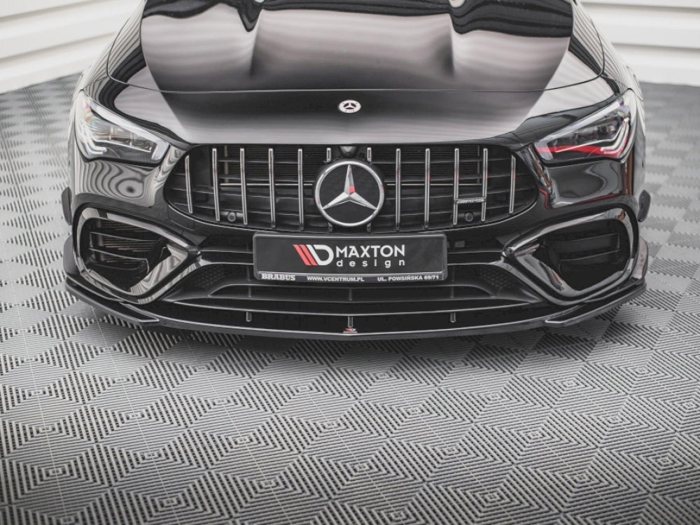 Maxton Design Street Plus Front Splitter V3 - Mercedes CLA45 AMG C118