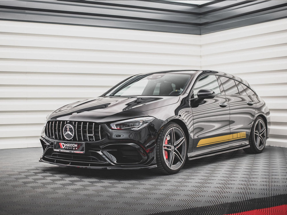 Maxton Design Street Plus Front Splitter V3 - Mercedes CLA45 AMG C118