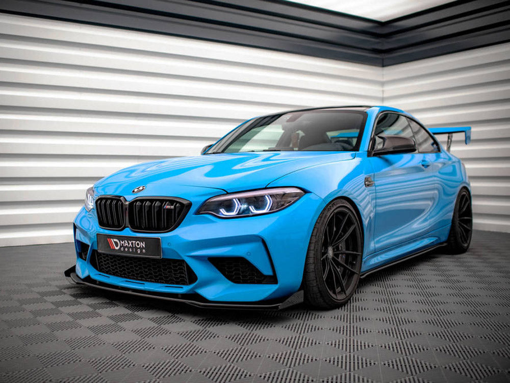 Maxton Design Street Pro Front Splitter + Flaps - BMW M2 Competition F87