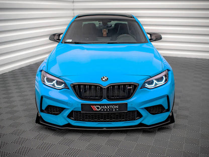 Maxton Design Street Pro Front Splitter + Flaps - BMW M2 Competition F87