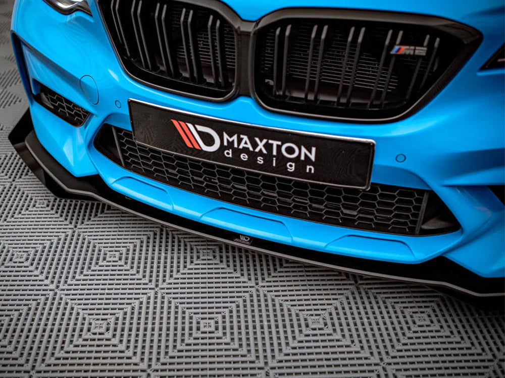 Maxton Design Street Pro Front Splitter + Flaps - BMW M2 Competition F87