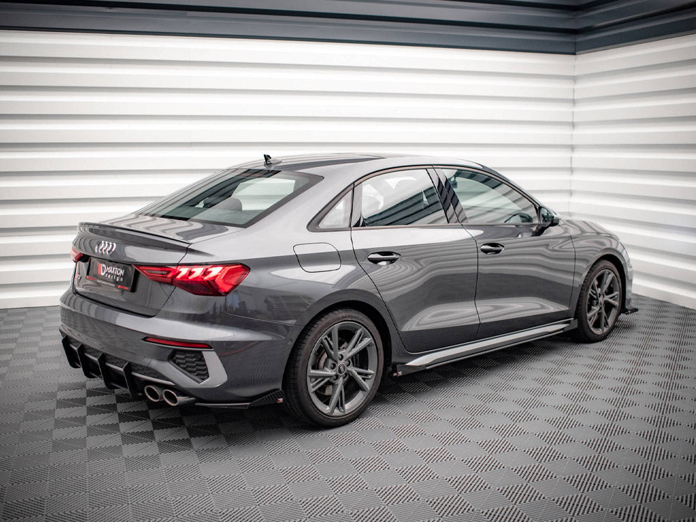 Séparateurs latéraux arrière Maxton Design Street Pro + volets - Audi S3 8Y Berline