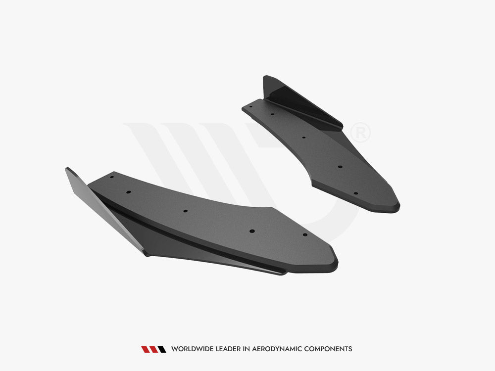 Maxton Design Street Pro Rear Side Splitters + Flaps - Audi S3 8Y Saloon