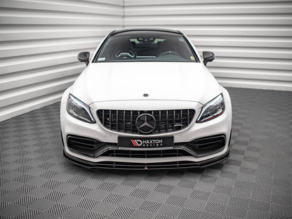 Maxton Design Street Plus Front Splitter V1 - Mercedes C63 AMG Aero C205 Facelift