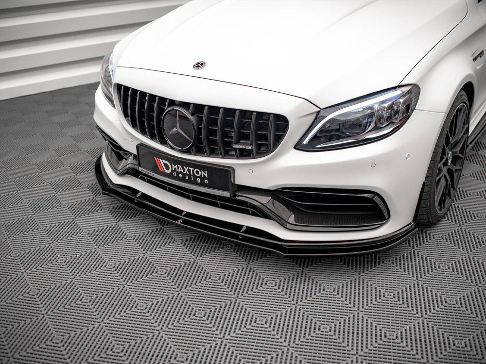 Maxton Design Street Plus Front Splitter V1 - Mercedes C63 AMG Aero C205 Facelift