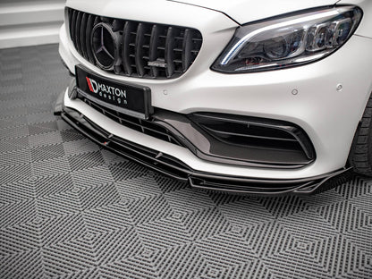 Maxton Design Street Plus Front Splitter V2 - Mercedes C63 AMG Aero C205 Facelift