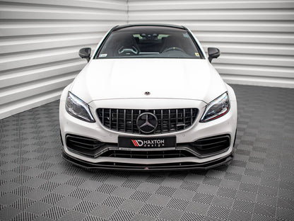 Maxton Design Street Plus Front Splitter V3 - Mercedes C63 AMG Aero C205 Facelift